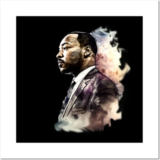 Martin Luther King abstract Posters and Art